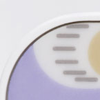 Blanc / Décor porcelaine