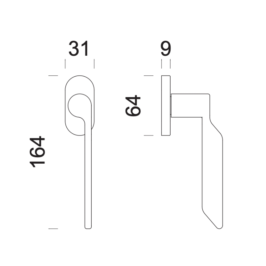 Poignée de fenêtre L Varratta M.