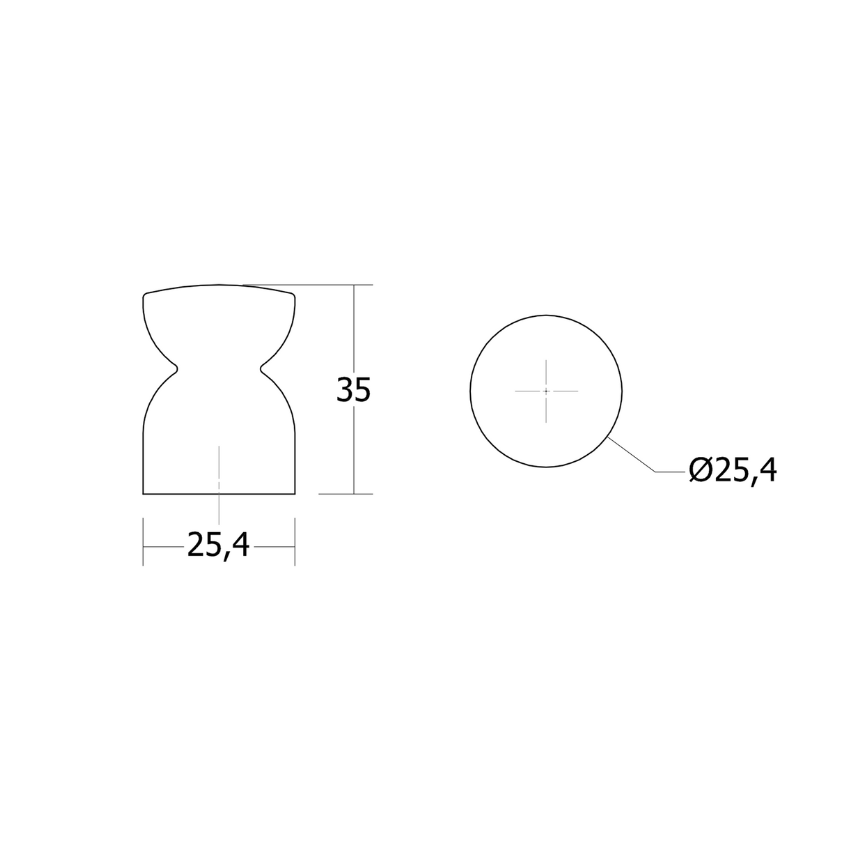 Bouton de meuble Cantabrie Bois