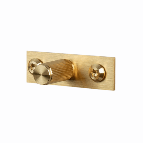 Paire de bouton de meuble Linear avec Plaque Bouton de meuble Linear avec Plaque