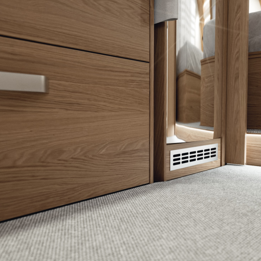 Grille d'aération encastrée Sandra 300mm