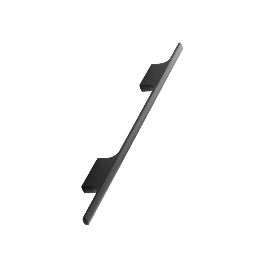 Poignée de meuble Laimont Aluminium - Aspect Inox Mat, Grand modèle