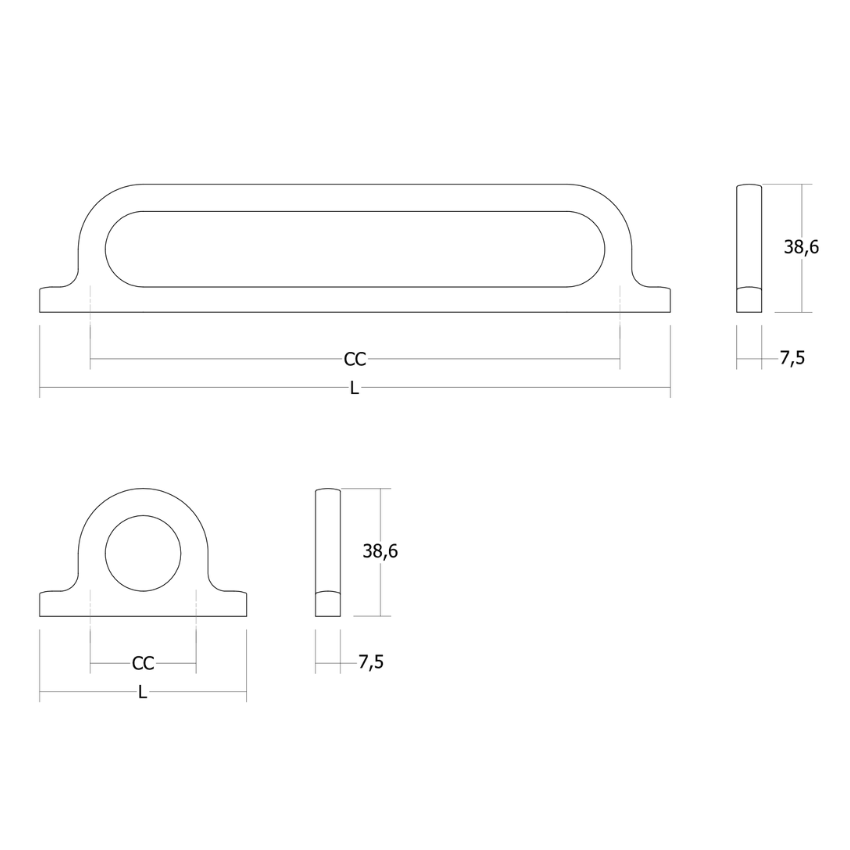 Poignée de meuble Murcie