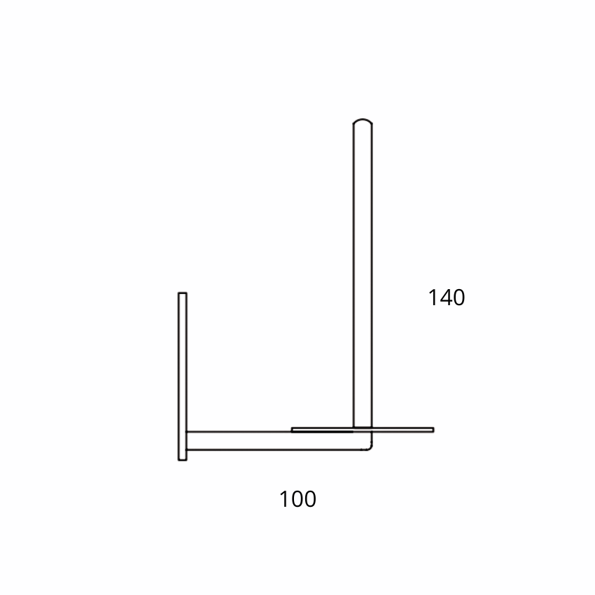 Porte-rouleau Louvain vertical