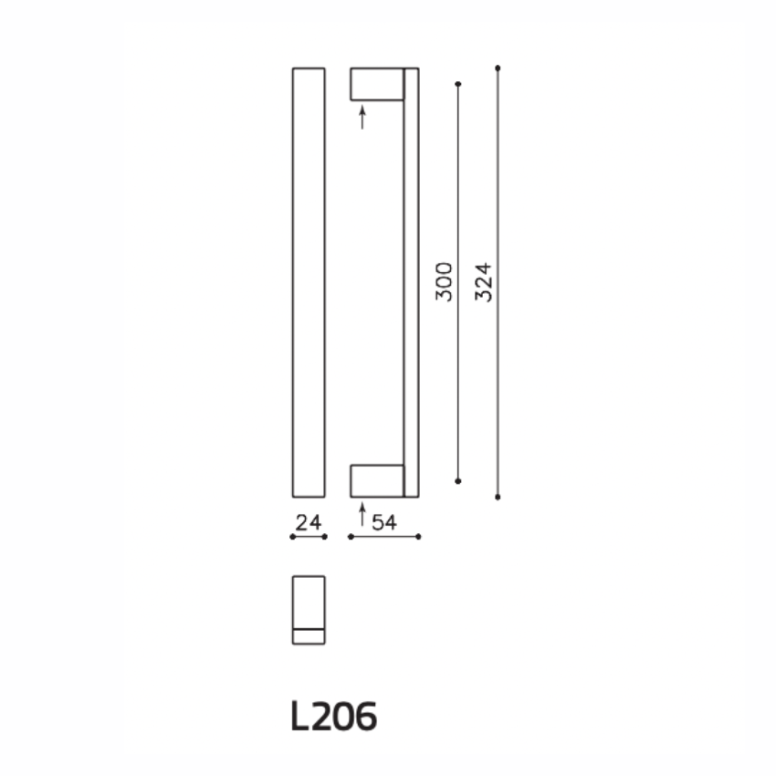Tirant de porte Diana