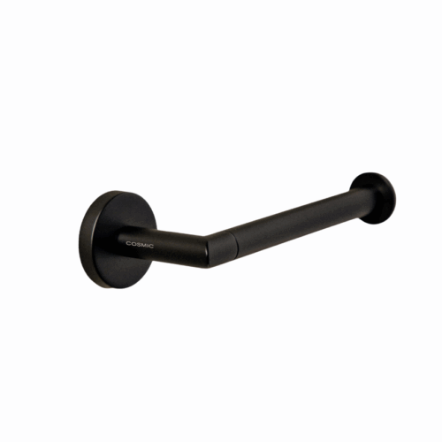 Porte-rouleau Coudé Elvio Noir mat Porte-rouleau Coudé Elvio Noir mat - Aspect Noir, Taille unique