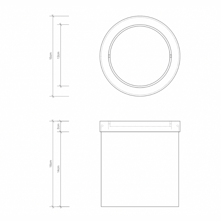 Poubelle à bascule Lucas