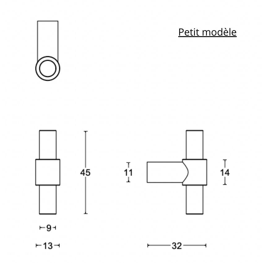 Bouton de meuble One