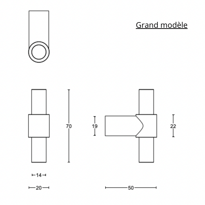 Bouton de meuble One