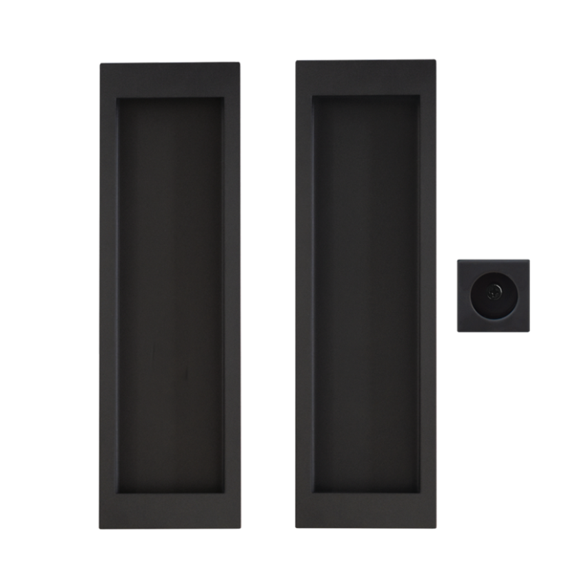 Poignée encastrée Porte Coulissante Rectangulaire Inox