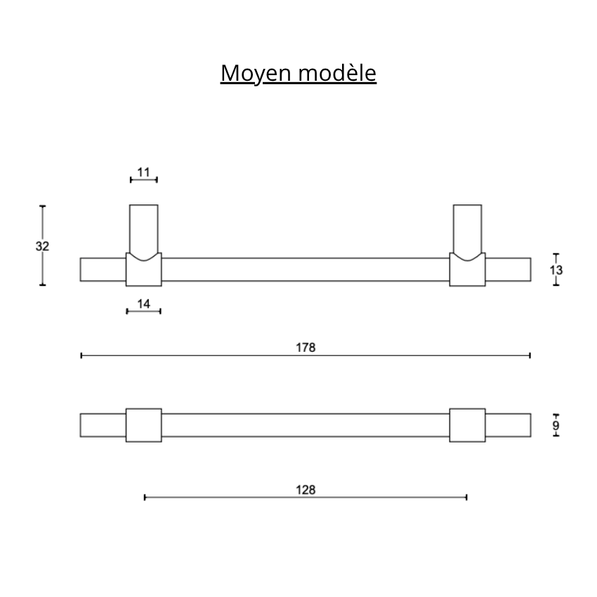 Poignée de meuble One