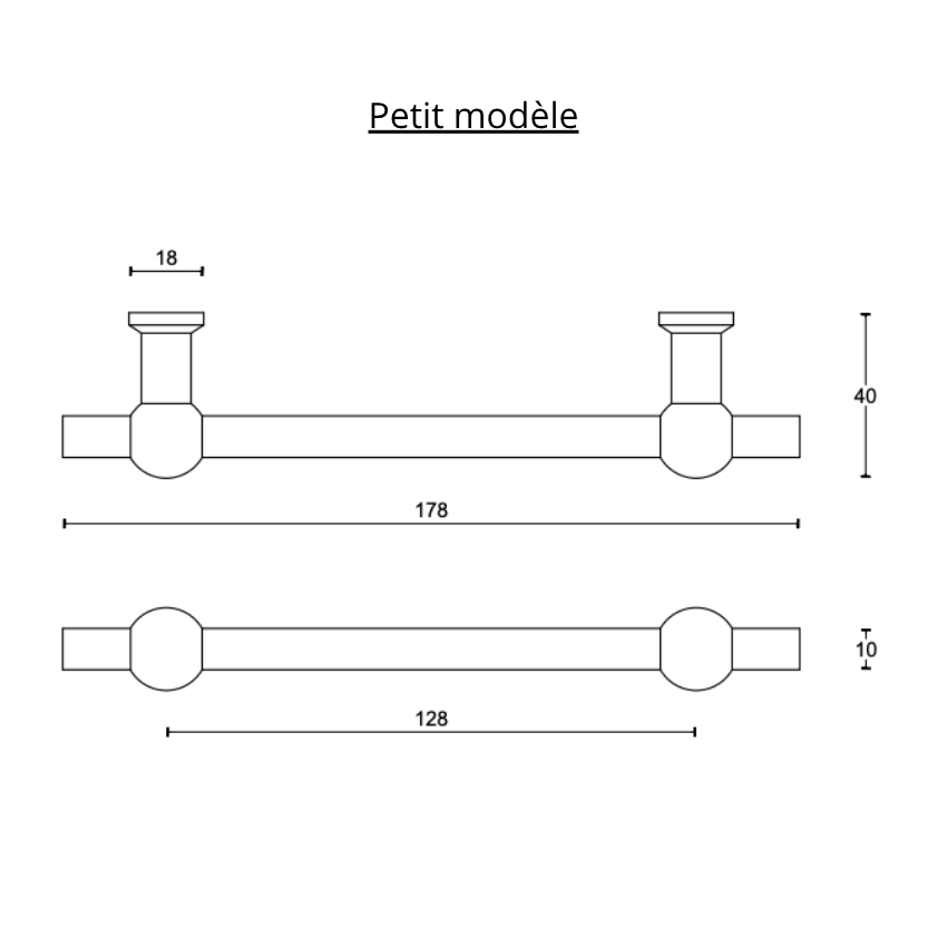 Poignée de meuble Ferrovia