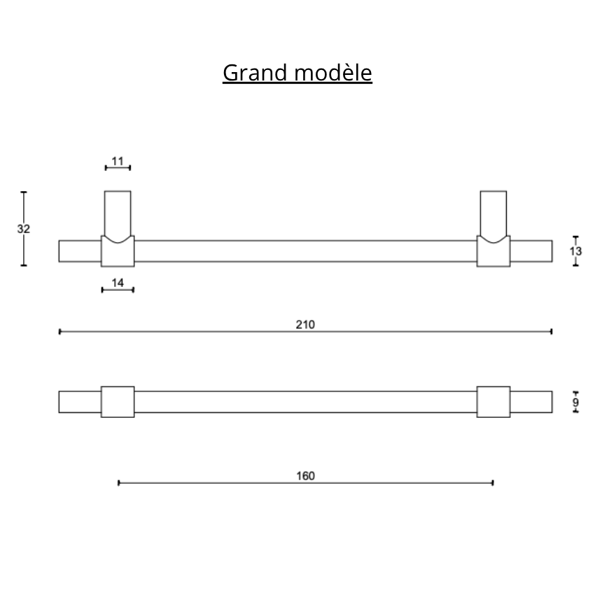 Poignée de meuble One