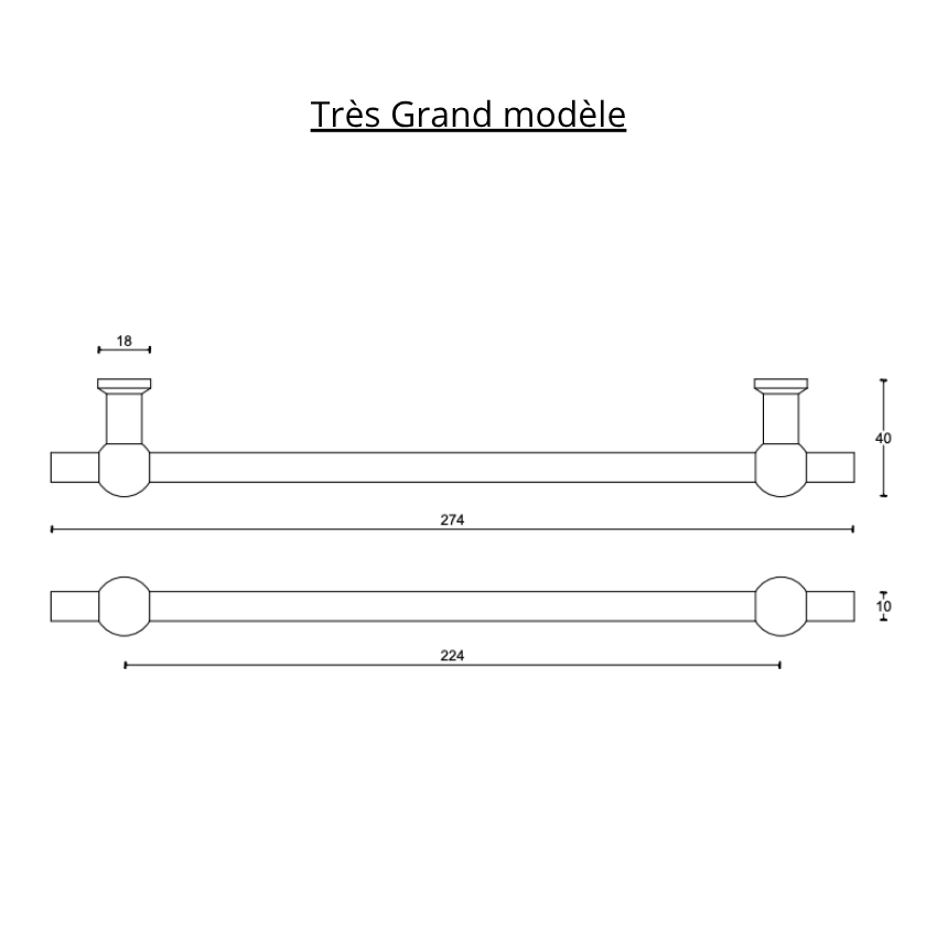 Poignée de meuble Ferrovia