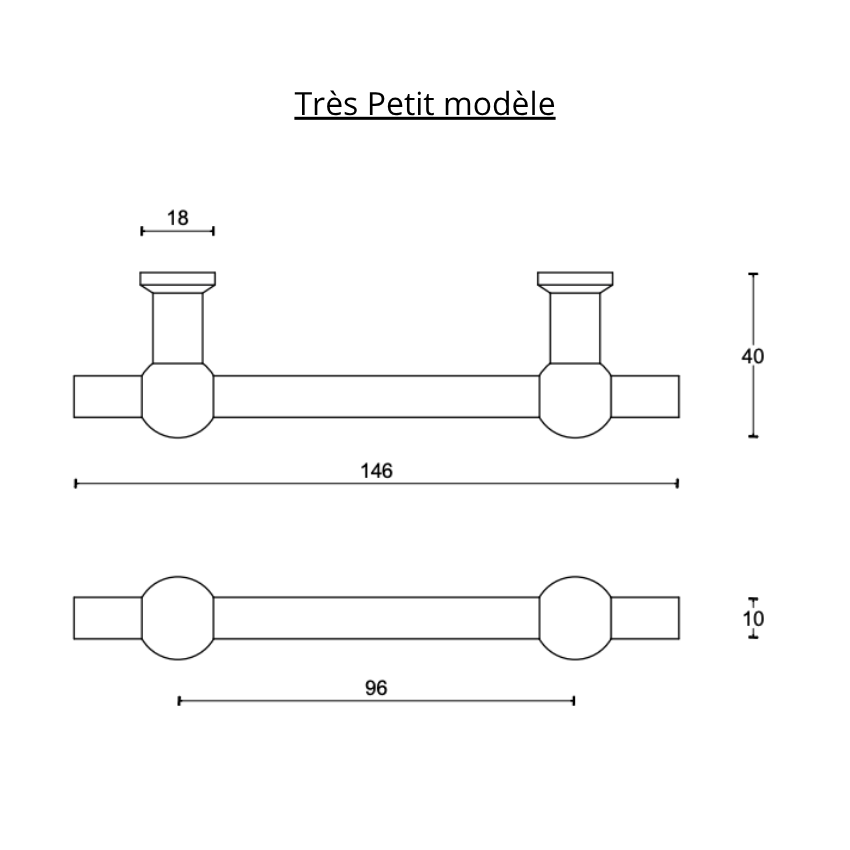 Poignée de meuble Ferrovia