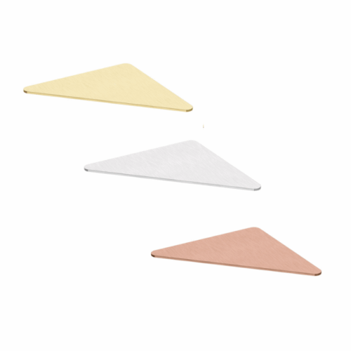 Tablette d'angle de salle de bains Clara