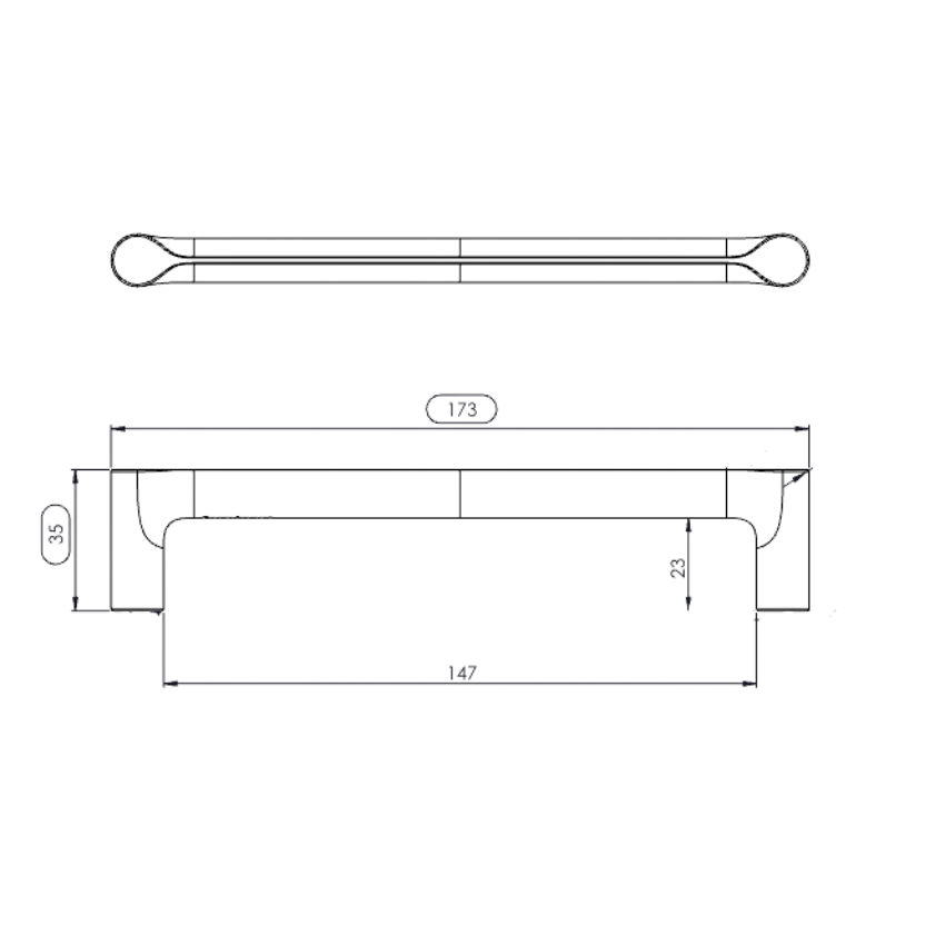 Poignée de Meuble Nice