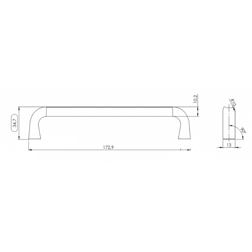 Poignée de Meuble Aix