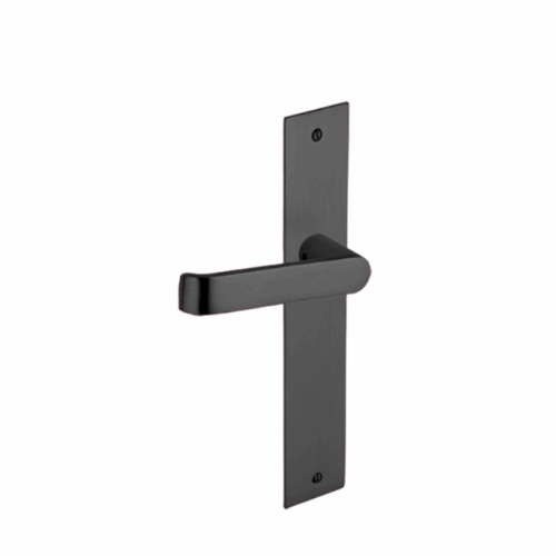 Paire de poignées de portes Madeleine Plaques rectangulaires Laiton Paire de poignées de portes Madeleine Plaques rectangulaires Laiton