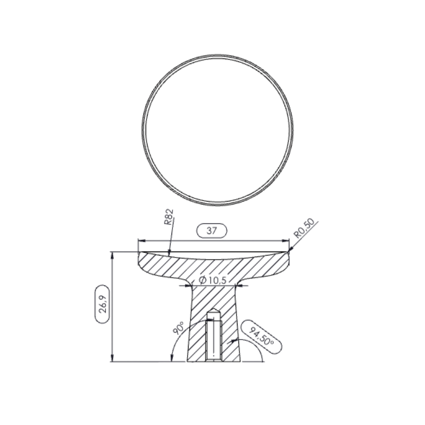 Bouton de Meuble Aix