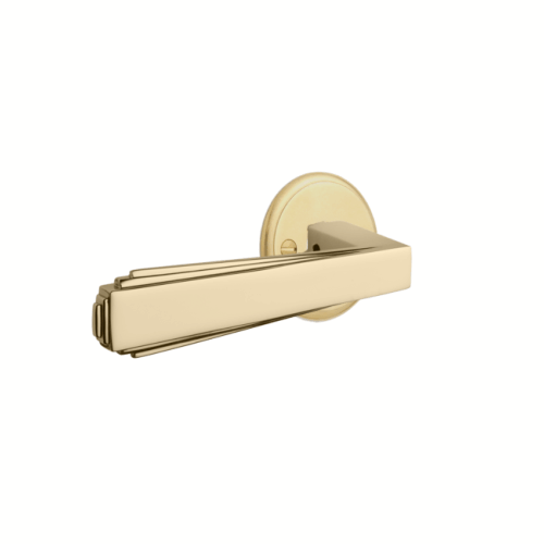 Paire de Poignées de Portes Laurette Laiton Paire de Poignées de Portes Laurette Laiton