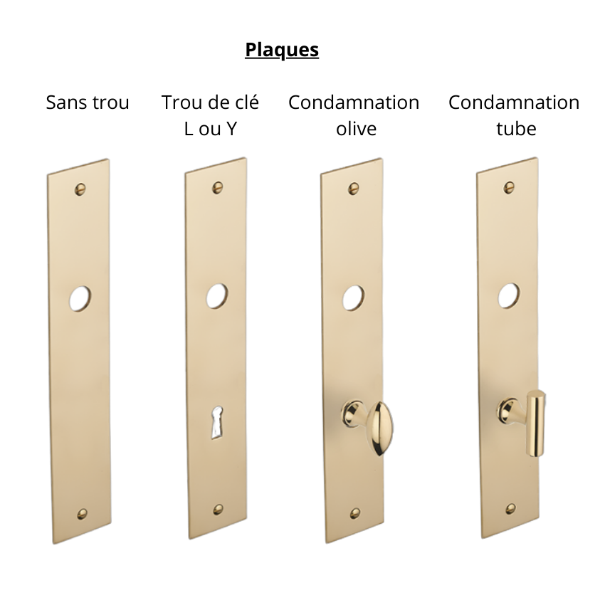 Paire de poignées de portes Tina Plaques Jaime Laiton