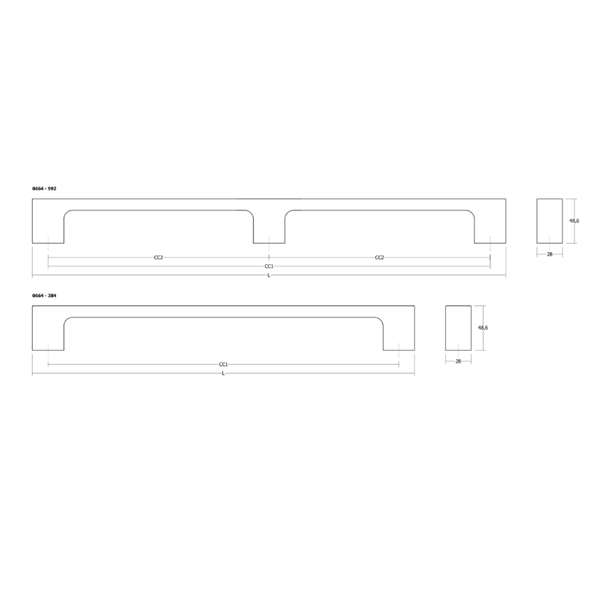 Poignée de meuble Cortes Bois