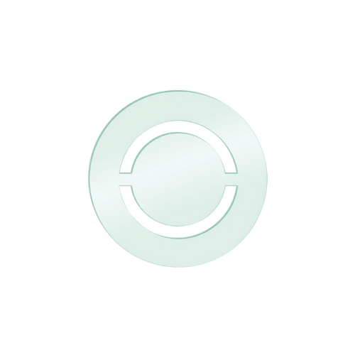 Grille d'aération Nahé ronde en verre 160 x 160mm Grille d'aération Nahé ronde en verre 160 x 160mm