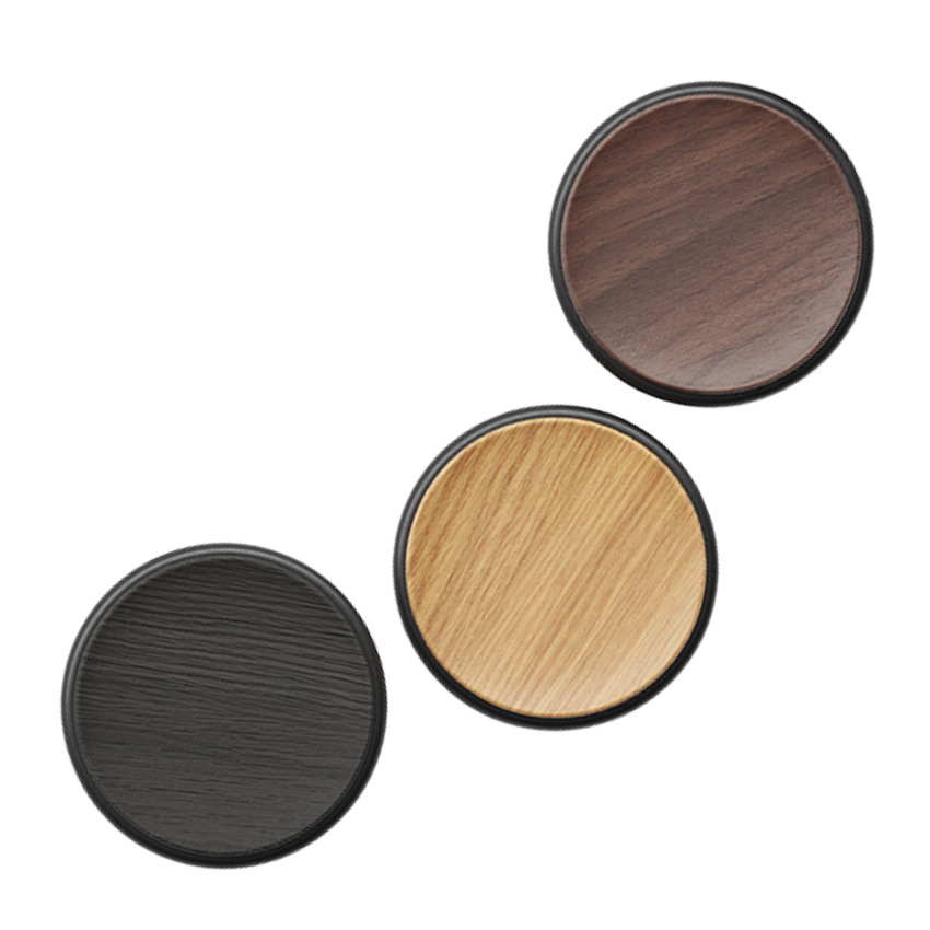 Butée de porte Sailor Bois 71 mm Adhésive ou à vis